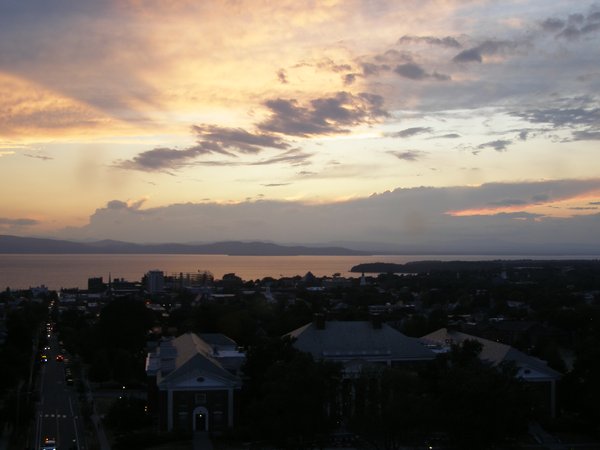 Burlington sunset on Sunday, August 24, 2025 at 7:58 PM EDT