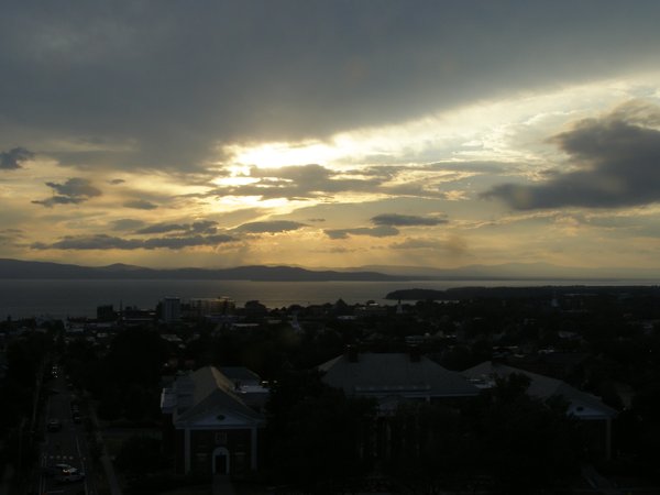 Burlington sunset on Sunday, August 24, 2025 at 7:13 PM EDT