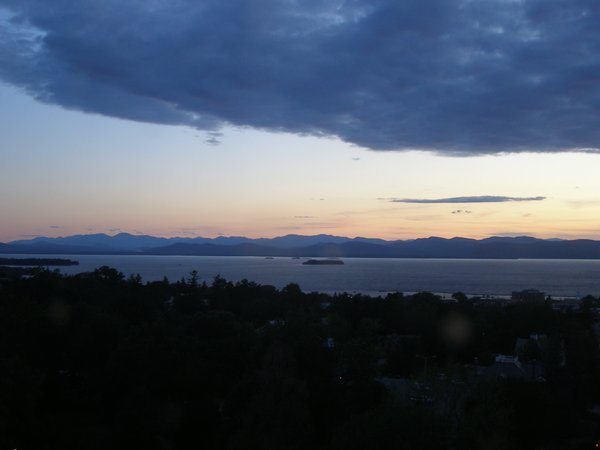 Burlington sunset on Wednesday, August 27, 2025 at 7:58 PM EDT