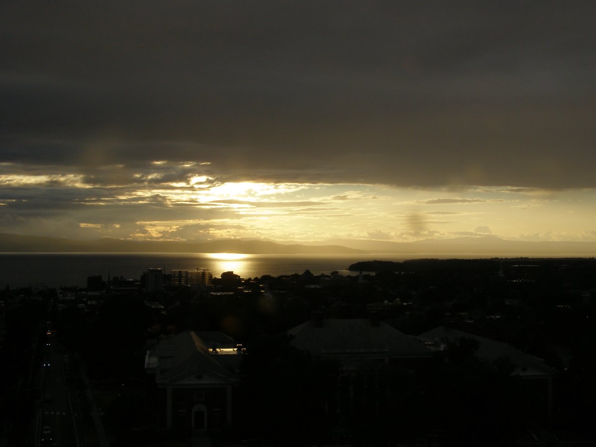 Right view, Burlington sunset on Friday, August 29, 2025