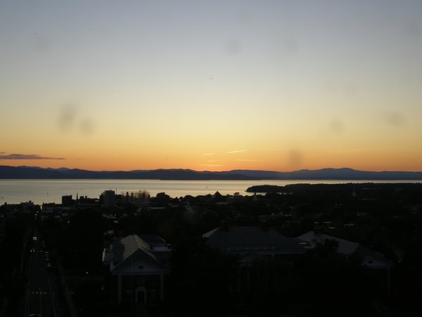 Burlington sunset on Sunday, August 31, 2025 at 7:43 PM EDT