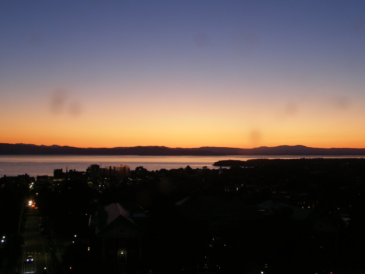Right view, Burlington sunset on Sunday, August 31, 2025
