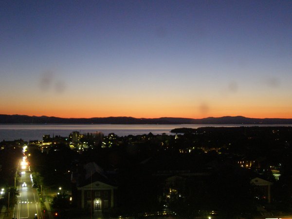 Burlington sunset on Sunday, August 31, 2025 at 8:28 PM EDT