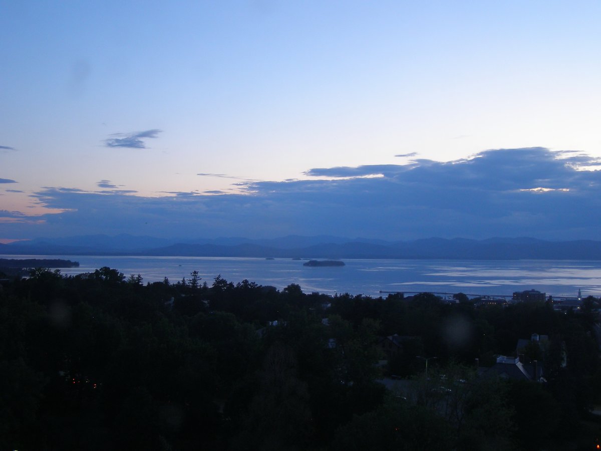 Left view, Burlington sunset on Tuesday, September 2, 2025
