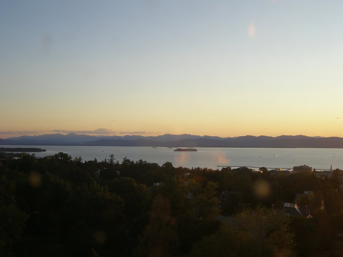Left view, Burlington sunset on Wednesday, September 3, 2025