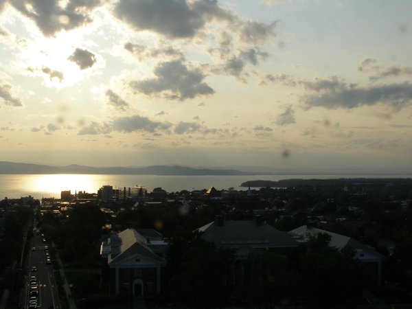 Burlington sunset on Friday, September 5, 2025 at 6:28 PM EDT