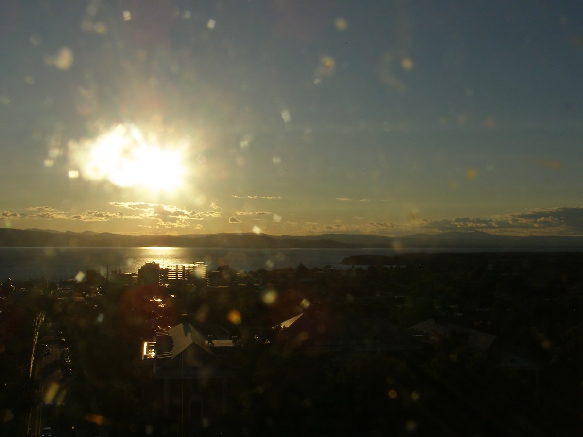 Right view, Burlington sunset on Sunday, September 7, 2025