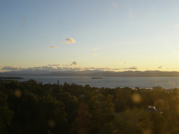 Burlington sunset on Sunday, September 7, 2025 at 7:13 PM EDT