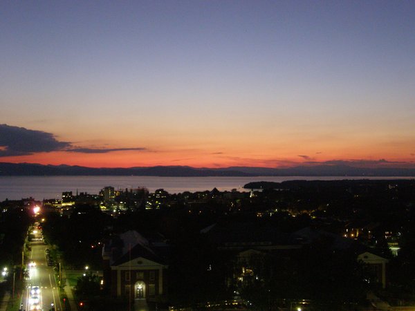 Burlington sunset on Sunday, September 14, 2025 at 7:58 PM EDT