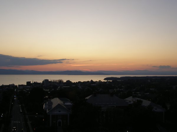Burlington sunset on Sunday, September 14, 2025 at 7:28 PM EDT