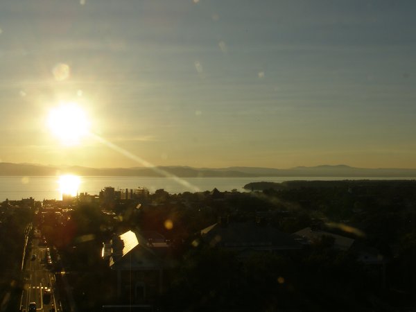 Burlington sunset on Tuesday, September 16, 2025 at 6:43 PM EDT