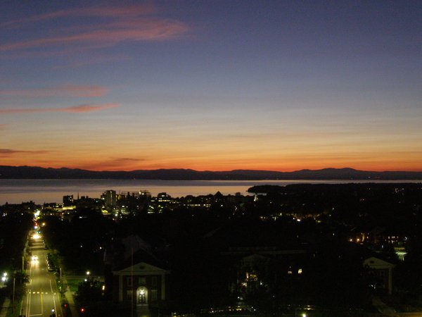 Burlington sunset on Tuesday, September 16, 2025 at 7:58 PM EDT