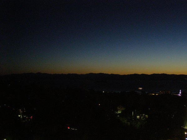 Burlington sunset on Friday, September 19, 2025 at 7:58 PM EDT