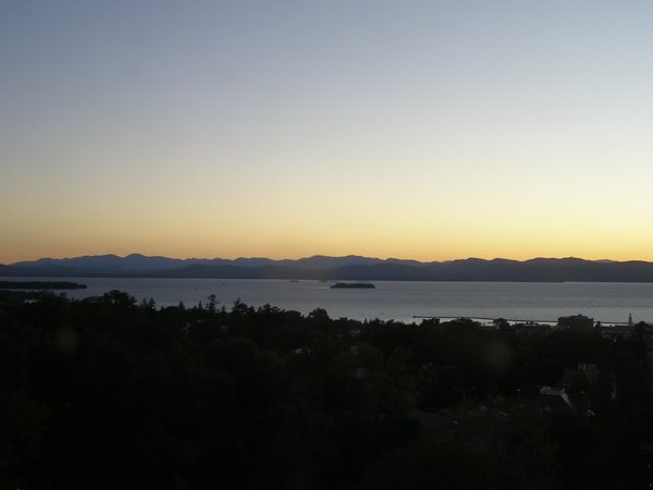 Burlington sunset on Friday, September 19, 2025 at 7:13 PM EDT