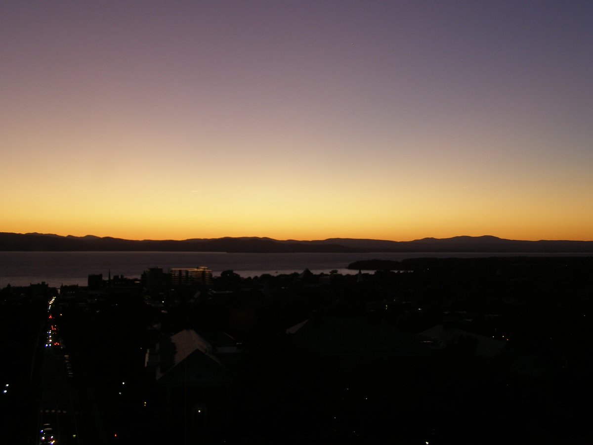 Right view, Burlington sunset on Friday, September 19, 2025