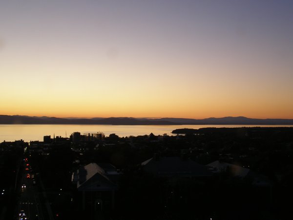 Burlington sunset on Saturday, October 11, 2025 at 6:43 PM EDT