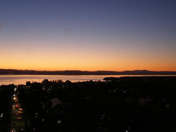 Burlington sunset on Saturday, October 11, 2025 at 6:58 PM EDT