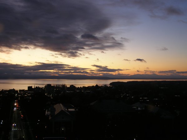 Burlington sunset on Tuesday, October 14, 2025 at 6:44 PM EDT