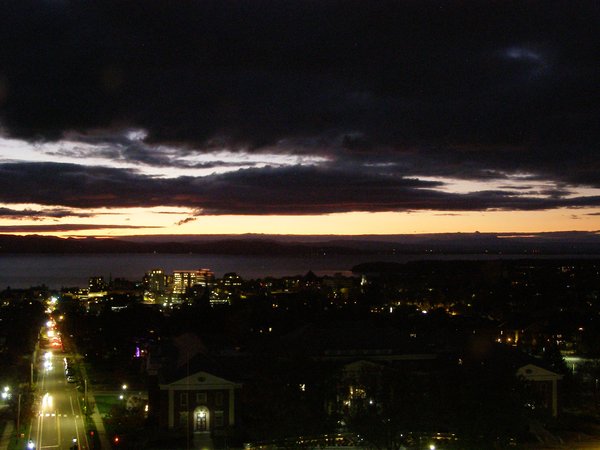 Burlington sunset on Sunday, October 26, 2025 at 6:44 PM EDT