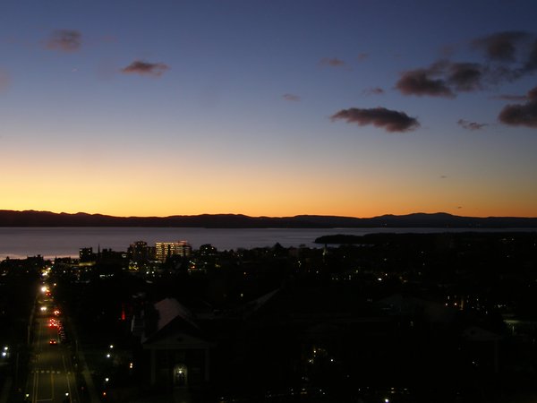 Burlington sunset on Sunday, November 2, 2025 at 5:18 PM EST