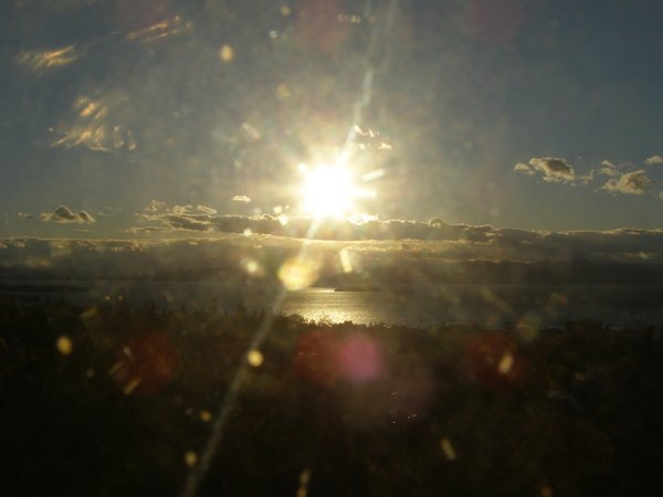 Burlington sunset on Tuesday, November 4, 2025 at 4:14 PM EST