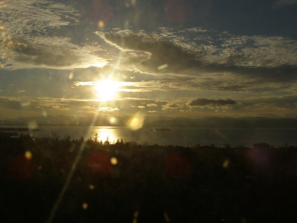 Burlington sunset on Wednesday, November 19, 2025 at 3:59 PM EST