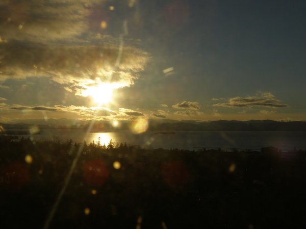 Burlington sunset on Monday, November 24, 2025 at 3:58 PM EST