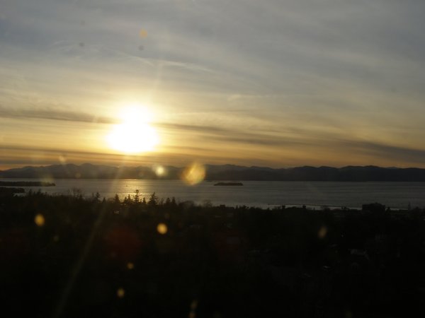 Burlington sunset on Saturday, November 29, 2025 at 3:58 PM EST