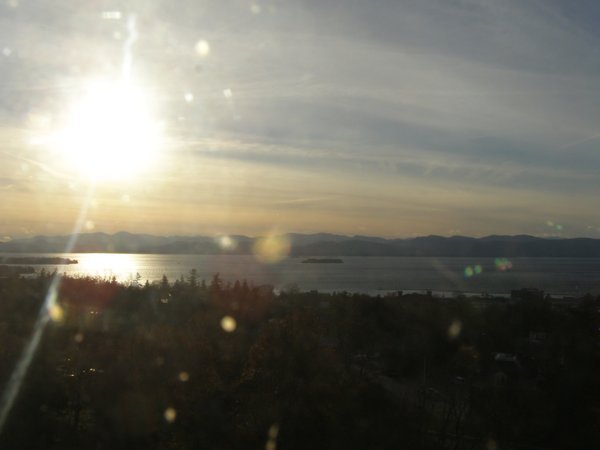 Burlington sunset on Saturday, November 29, 2025 at 3:18 PM EST