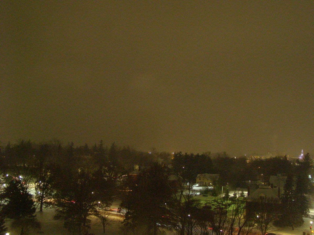 Left view, Burlington sunset on Sunday, December 7, 2025