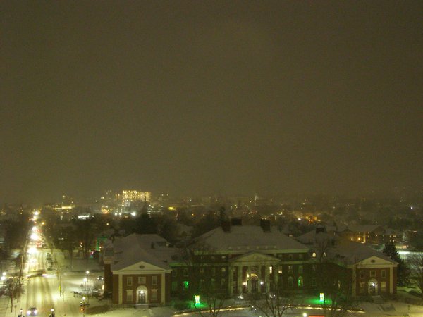 Burlington sunset on Sunday, December 7, 2025 at 5:14 PM EST