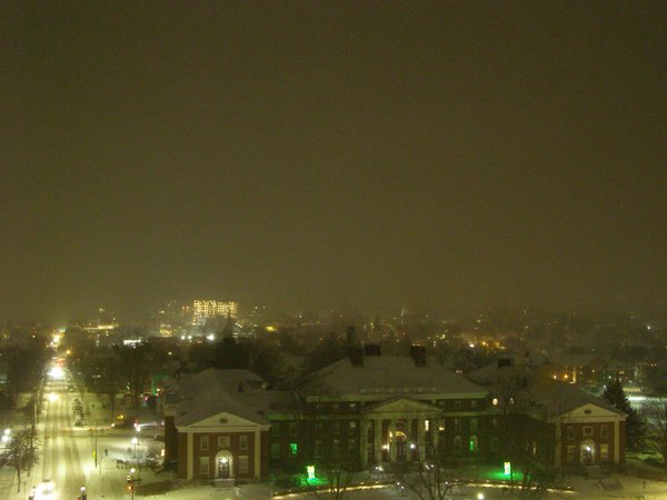 Burlington sunset on Sunday, December 7, 2025 at 5:18 PM EST