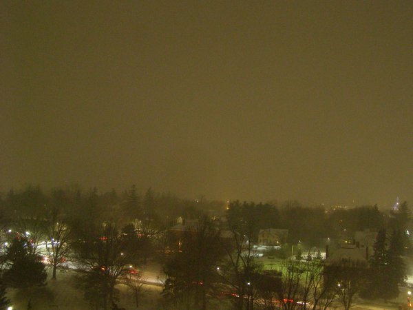 Burlington sunset on Monday, December 22, 2025 at 6:14 PM EST
