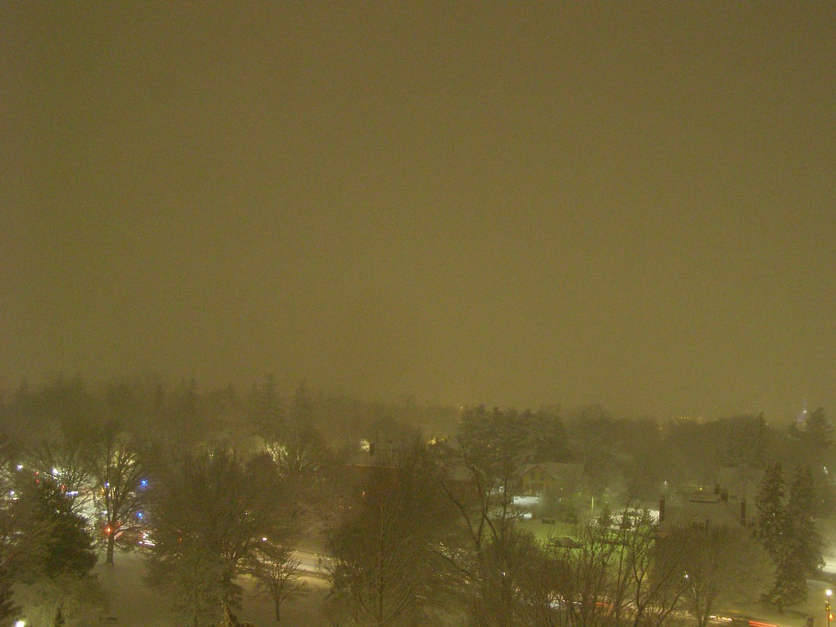 Left view, Burlington sunset on Tuesday, December 23, 2025