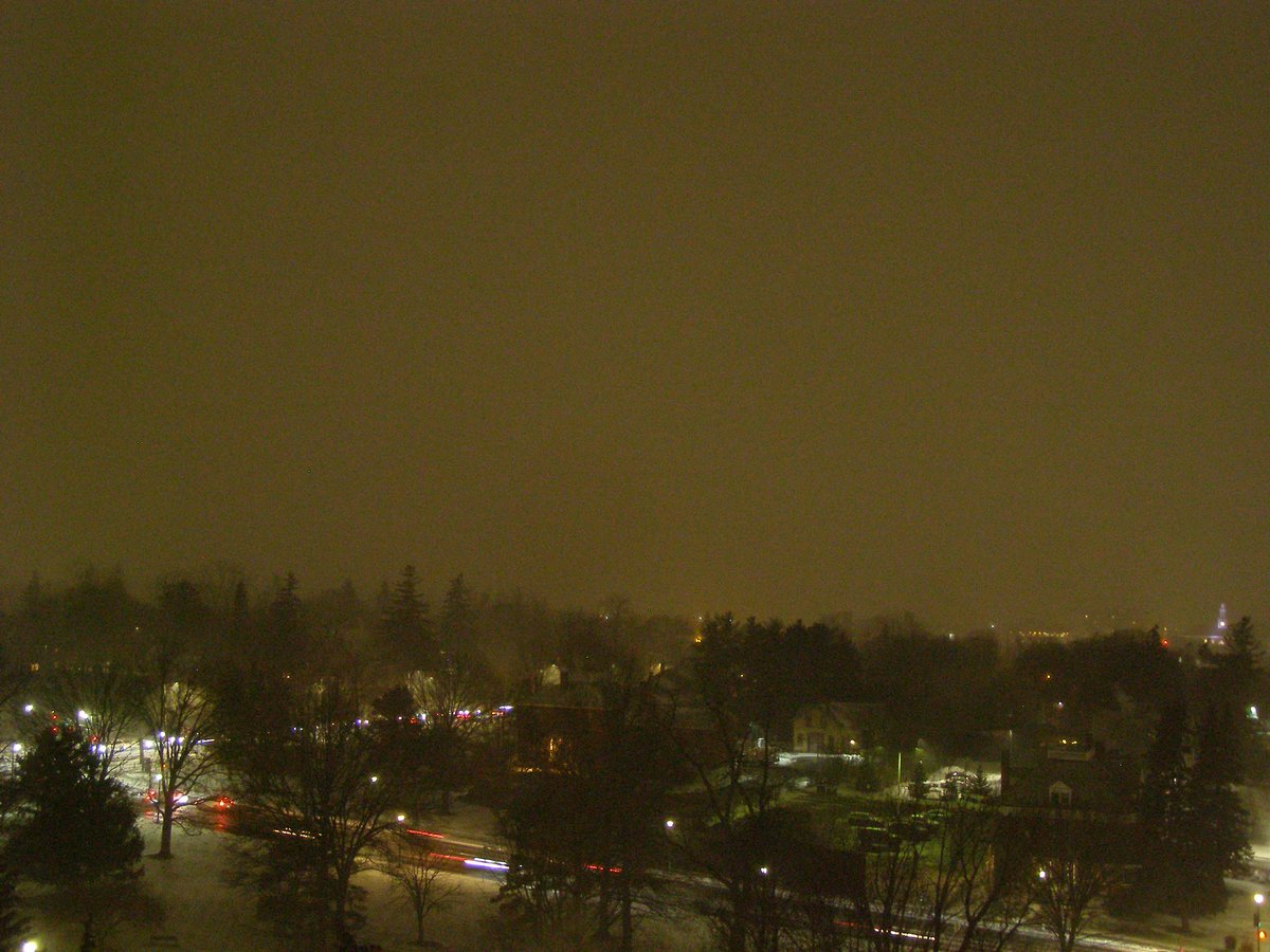 Left view, Burlington sunset on Friday, January 23, 2026