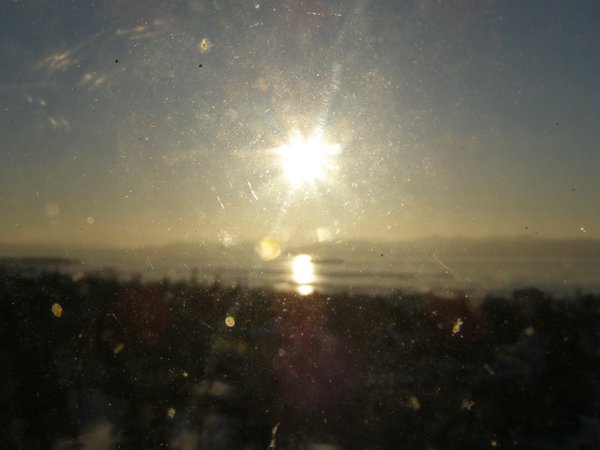 Burlington sunset on Sunday, February 8, 2026 at 4:44 PM EST