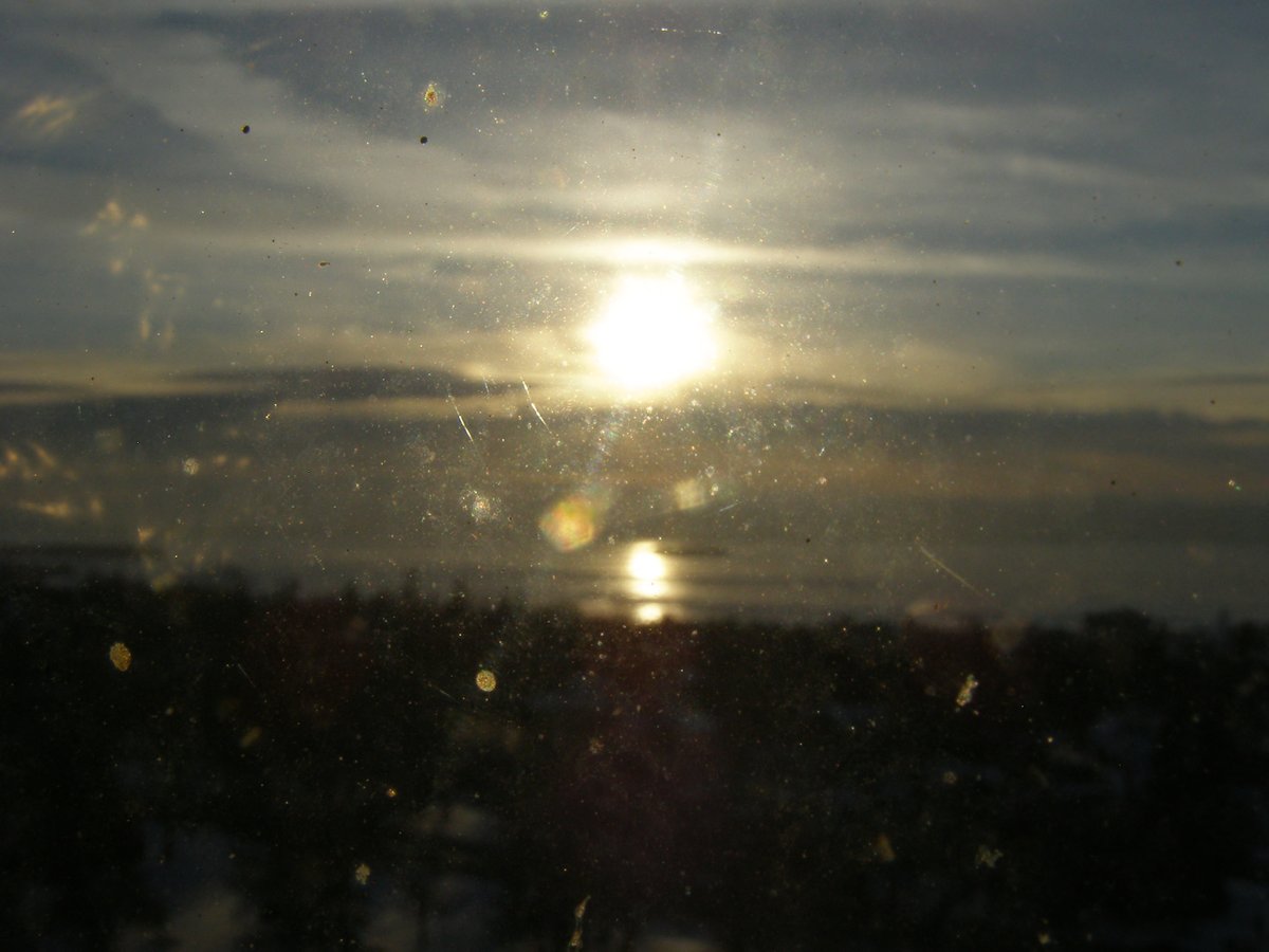 Left view, Burlington sunset on Monday, February 9, 2026