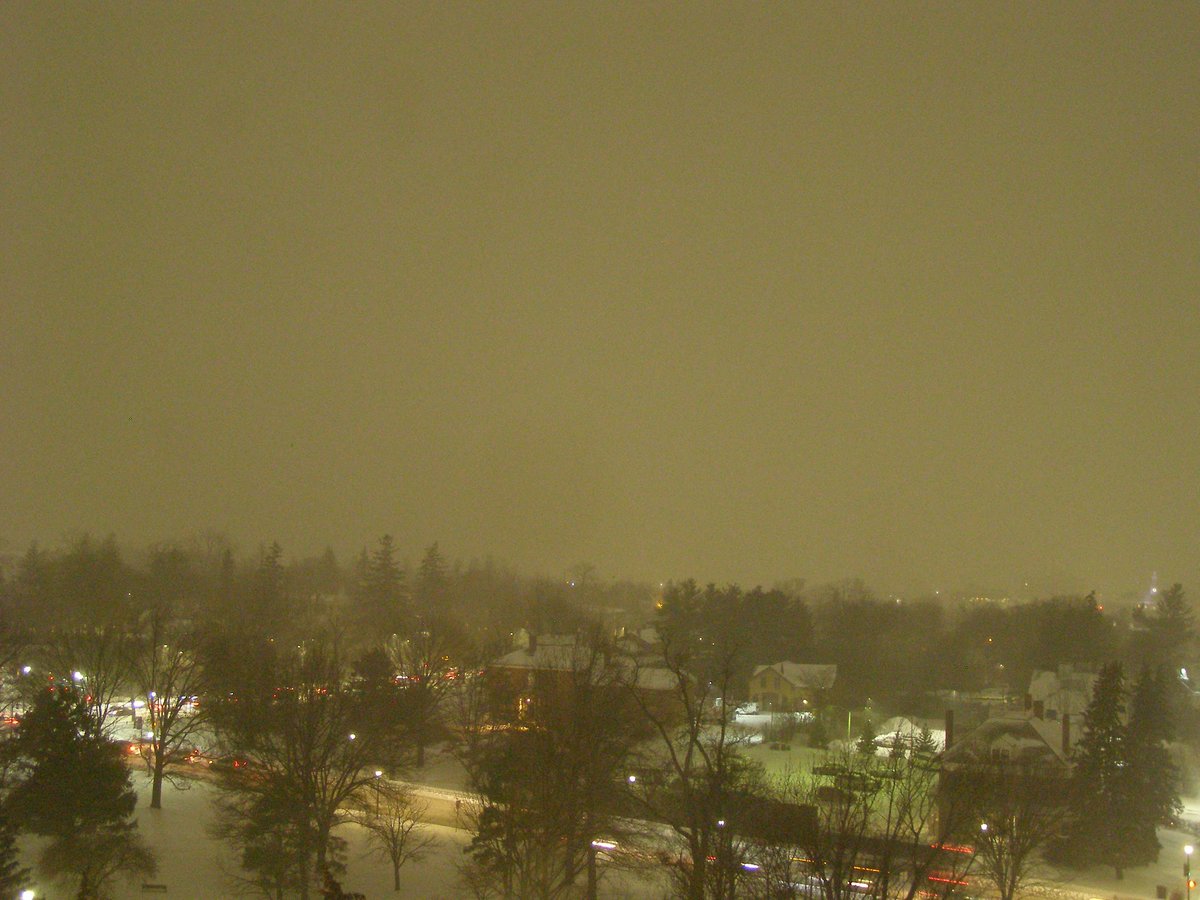 Left view, Burlington sunset on Tuesday, February 10, 2026