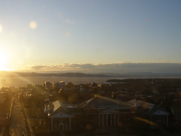 Burlington sunset on Sunday, March 8, 2026 at 6:44 PM EDT