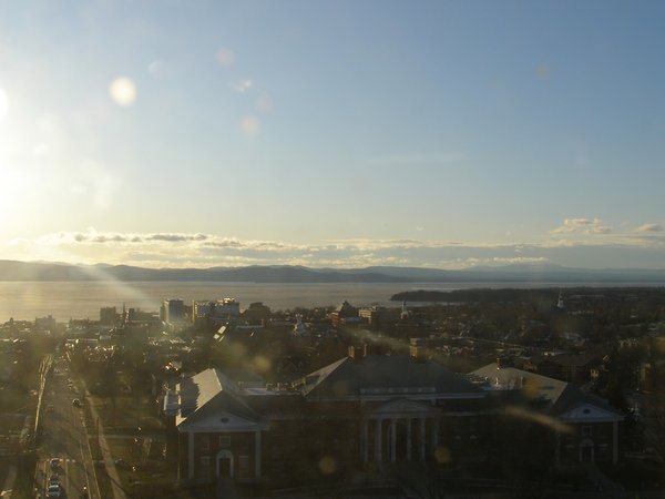 Burlington sunset on Sunday, March 8, 2026 at 6:29 PM EDT