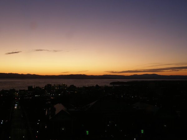 Burlington sunset on Monday, March 9, 2026 at 7:18 PM EDT