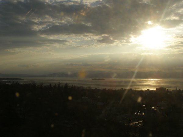 Burlington sunset on Tuesday, March 10, 2026 at 6:14 PM EDT