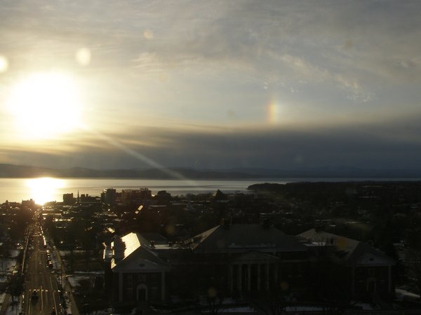 Burlington sunset on Tuesday, March 24, 2026 at 6:44 PM EDT