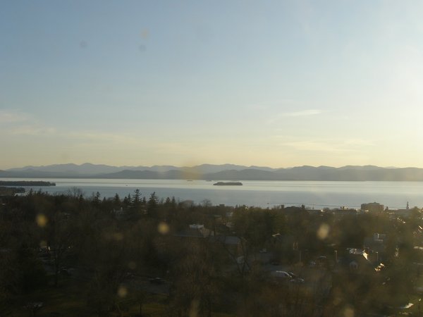Burlington sunset on Wednesday, April 8, 2026 at 6:59 PM EDT