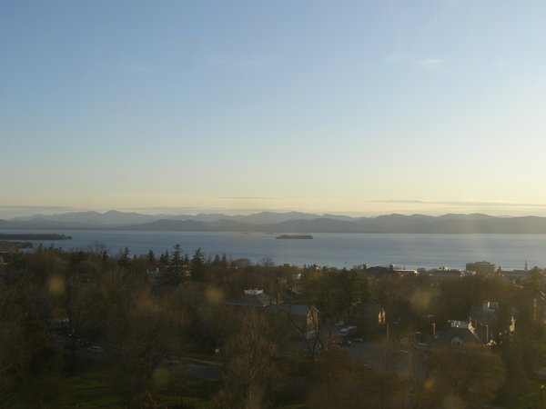 Burlington sunset on Thursday, April 23, 2026 at 7:29 PM EDT