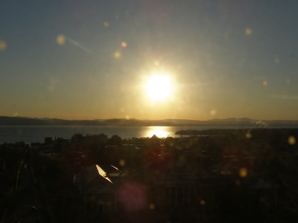 Burlington sunset on Friday, April 24, 2026 at 7:18 PM EDT