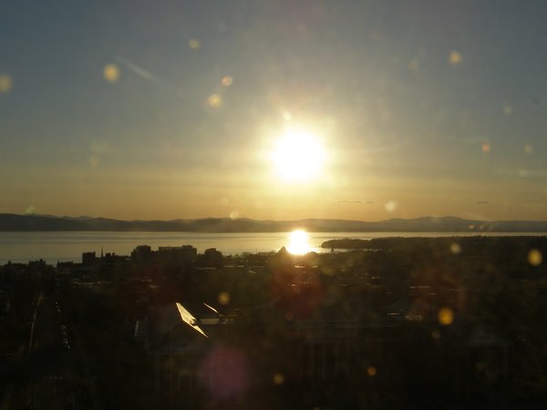 Burlington sunset on Sunday, April 26, 2026 at 7:29 PM EDT