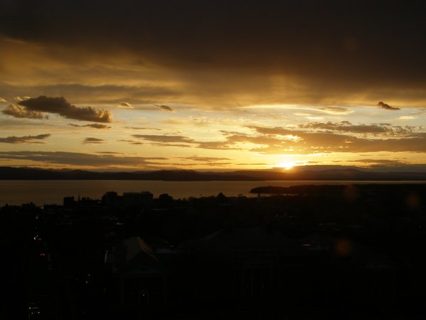 Burlington sunset on Tuesday, April 28, 2026 at 7:59 PM EDT