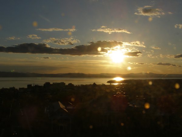 Burlington sunset on Sunday, May 3, 2026 at 7:44 PM EDT