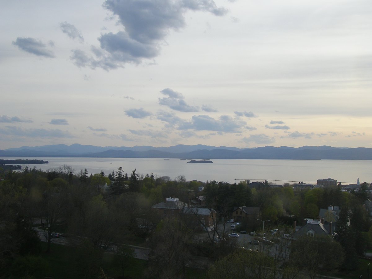 Left view, Burlington sunset on Monday, May 4, 2026